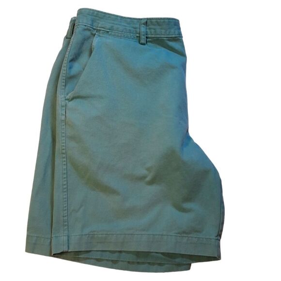 LAND'S END Shorts Men's Flat Front Hybrids‎ Blue Sage Size 38 - Picture 1 of 5